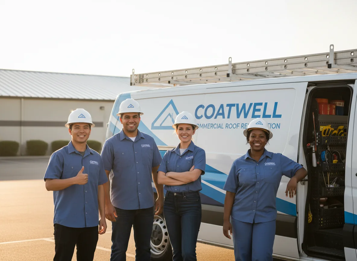 Commercial roof coating company in Irma, WI